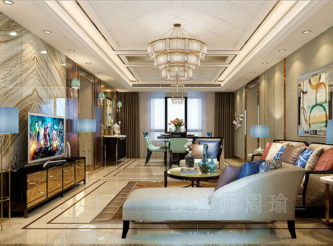 白合肏逼世纪江尚三室两厅168平装修设计效果欣赏